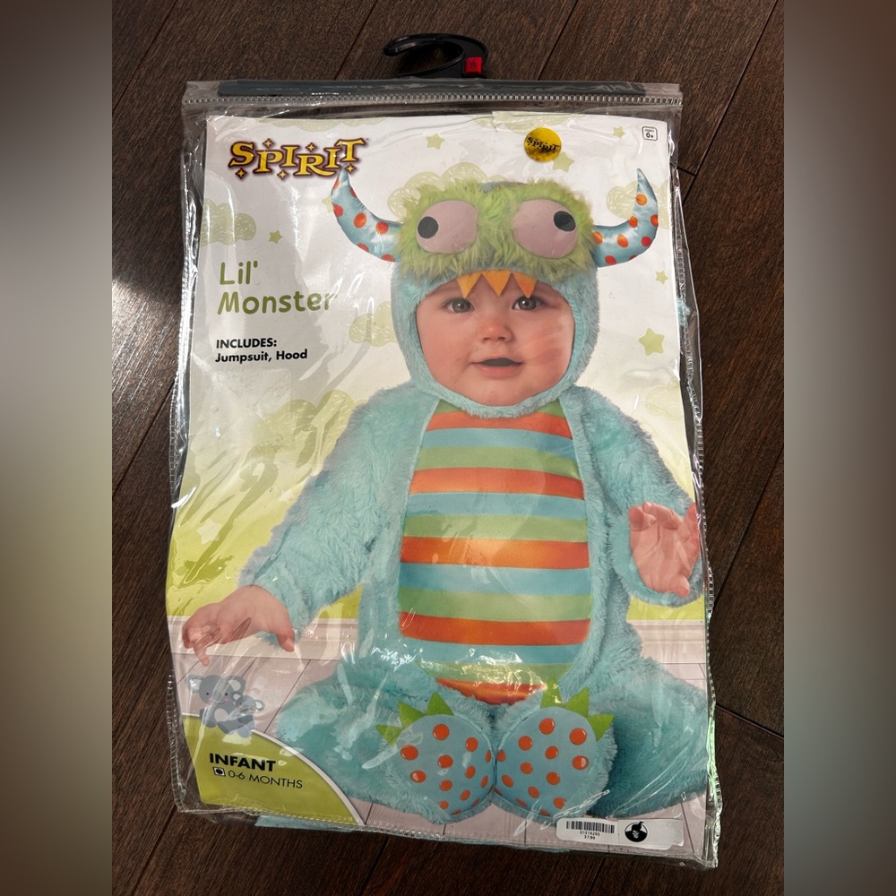 Lil monster costume‎ 0-6 months
